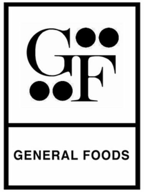 GF GENERAL FOODS Logo (USPTO, 03.05.2015)