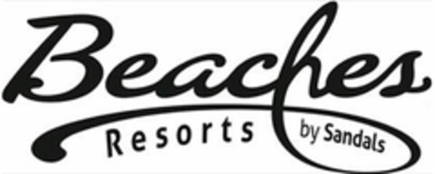 BEACHES RESORTS BY SANDALS Logo (USPTO, 06.10.2015)