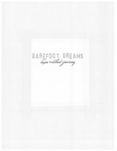 BAREFOOT DREAMS LUXE RIBBED JERSEY Logo (USPTO, 29.10.2015)