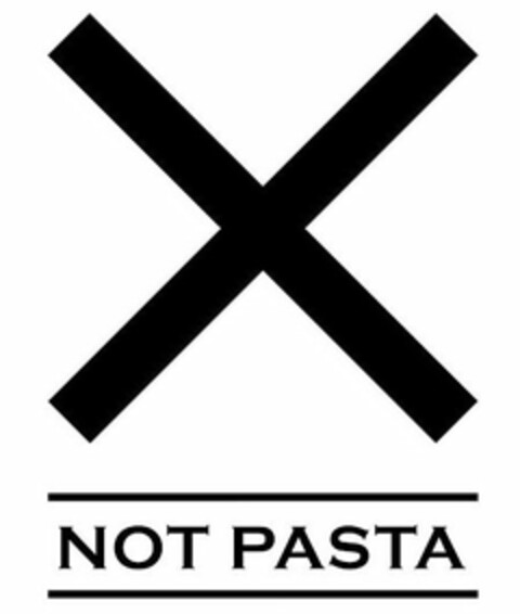 X NOT PASTA Logo (USPTO, 08.11.2015)