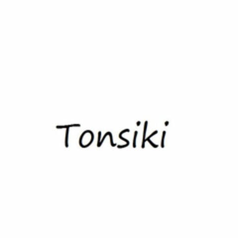 TONSIKI Logo (USPTO, 01.04.2016)