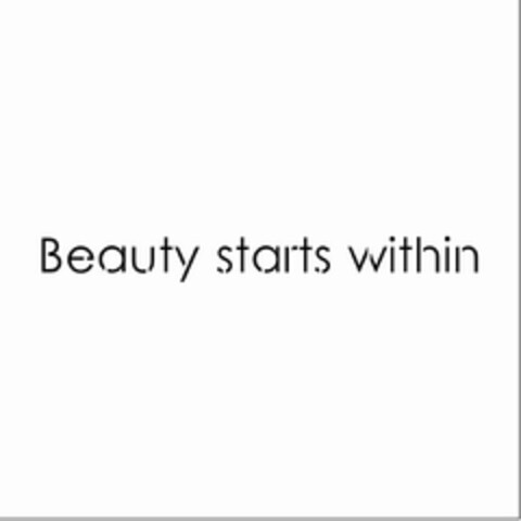 BEAUTY STARTS WITHIN Logo (USPTO, 20.10.2016)