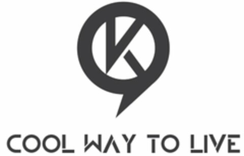 K COOL WAY TO LIVE Logo (USPTO, 08.01.2017)