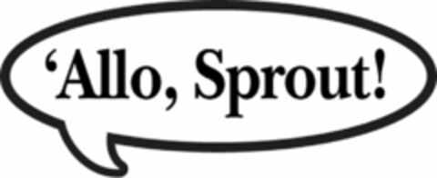 'ALLO, SPROUT! Logo (USPTO, 19.03.2017)