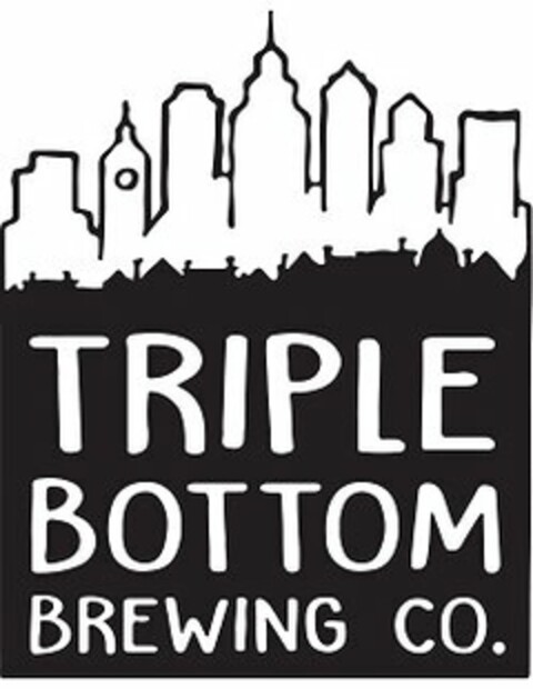 TRIPLE BOTTOM BREWING CO. Logo (USPTO, 05/02/2017)