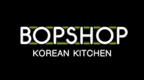 BOPSHOP KOREAN KITCHEN Logo (USPTO, 23.06.2017)