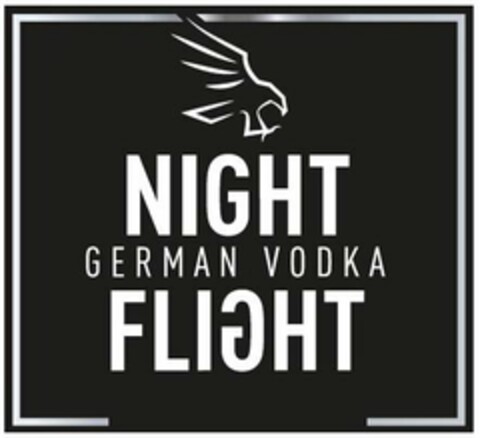 NIGHT FLIGHT GERMAN VODKA Logo (USPTO, 31.08.2017)