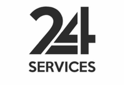 24 SERVICES Logo (USPTO, 01.12.2017)