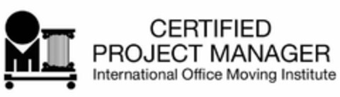 OMI CERTIFIED PROJECT MANAGER INTERNATIONAL OFFICE MOVING INSTITUTE Logo (USPTO, 01.12.2017)