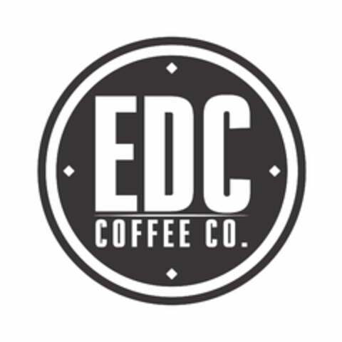 EDC COFFEE CO. Logo (USPTO, 31.01.2018)