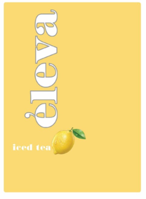 ELEVA ICED TEA Logo (USPTO, 07/23/2018)