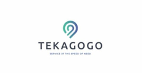 TEKAGOGO SERVICE AT THE SPEED OF NEED Logo (USPTO, 30.07.2018)