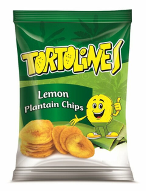 TORTOLINES LEMON PLANTAIN CHIPS Logo (USPTO, 20.09.2018)