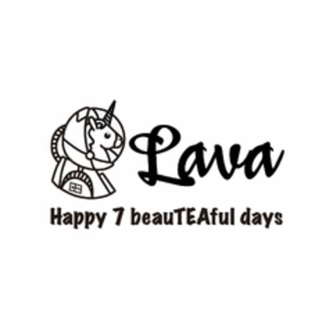 LAVA HAPPY 7 BEAUTTEAFUL DAYS Logo (USPTO, 28.01.2019)