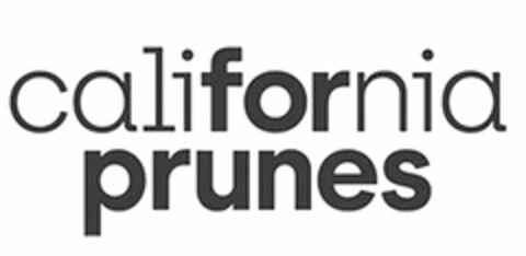 CALIFORNIA PRUNES Logo (USPTO, 25.02.2019)