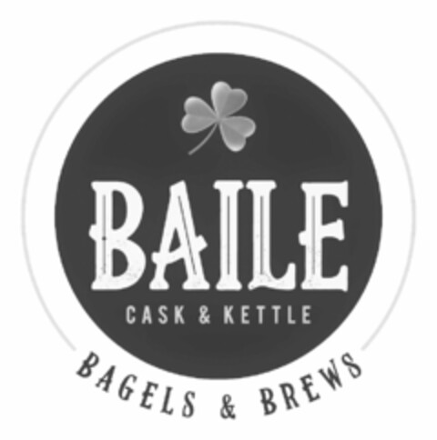 BAILE CASK & KETTLE BAGELS & BREWS Logo (USPTO, 11.11.2019)