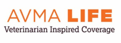 AVMA LIFE VETERINARIAN INSPIRED COVERAGE Logo (USPTO, 27.01.2020)