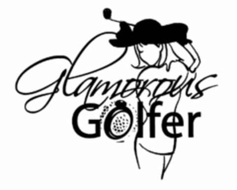 GLAMOROUS GOLFER Logo (USPTO, 06.08.2009)