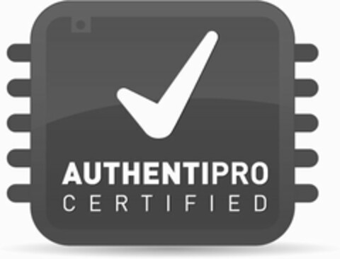 AUTHENTIPRO CERTIFIED Logo (USPTO, 03/09/2010)