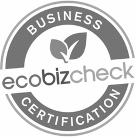 ECOBIZCHECK BUSINESS CERTIFICATION Logo (USPTO, 15.03.2010)