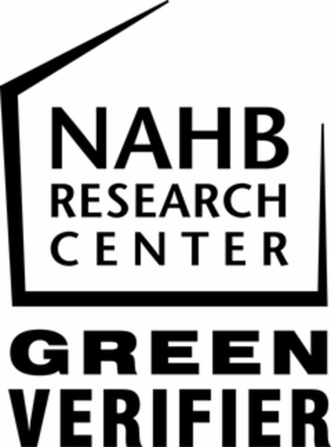 NAHB RESEARCH CENTER GREEN VERIFIER Logo (USPTO, 04/06/2010)