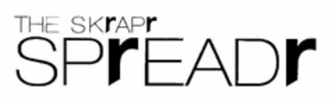 THE SKRAPR SPREADR Logo (USPTO, 12.04.2010)