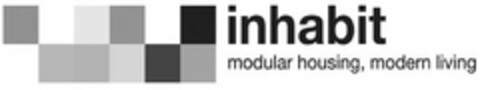 INHABIT MODULAR HOUSING, MODERN LIVING Logo (USPTO, 20.05.2010)