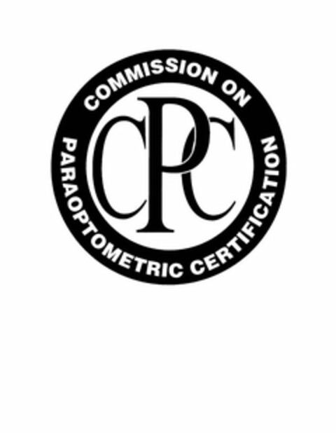 CPC COMMISSION ON PARAOPTOMETRIC CERTIFICATION Logo (USPTO, 24.05.2011)