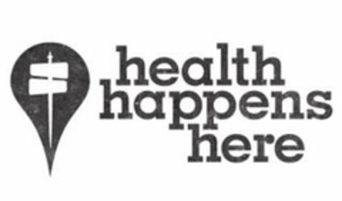 HEALTH HAPPENS HERE Logo (USPTO, 08/04/2011)