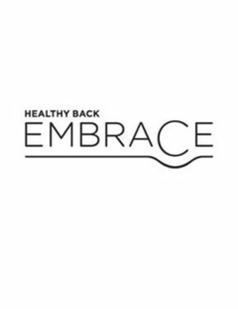 HEALTHY BACK EMBRACE Logo (USPTO, 14.08.2012)