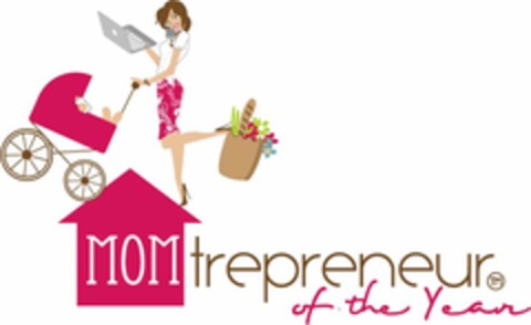 MOMTREPRENEUR OF THE YEAR Logo (USPTO, 01/08/2013)