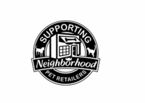 SUPPORTING NEIGHBORHOOD PET RETAILERS Logo (USPTO, 13.03.2013)