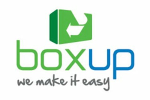 BOXUP WE MAKE IT EASY Logo (USPTO, 07/11/2013)