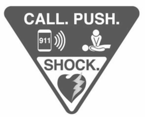 CALL. PUSH. SHOCK. 911 Logo (USPTO, 18.11.2014)