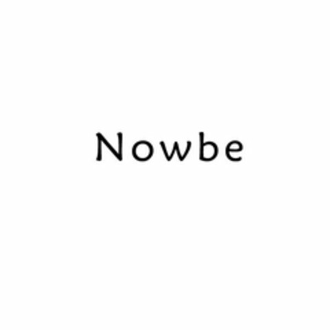 NOWBE Logo (USPTO, 13.01.2016)