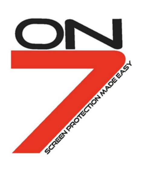 ON7 SCREEN PROTECTION MADE EASY Logo (USPTO, 19.04.2016)