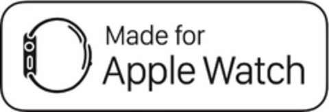 MADE FOR APPLE WATCH Logo (USPTO, 08/04/2016)