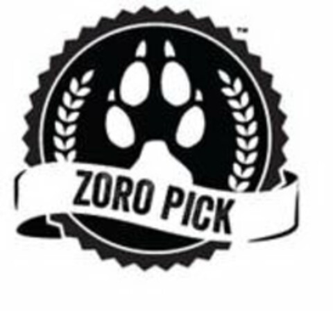 ZORO PICK Logo (USPTO, 05.08.2016)