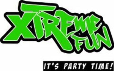 XTREME FUN IT'S PARTY TIME! Logo (USPTO, 20.12.2016)