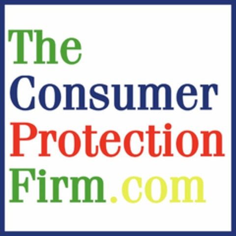 THE CONSUMER PROTECTION FIRM.COM Logo (USPTO, 05/10/2017)