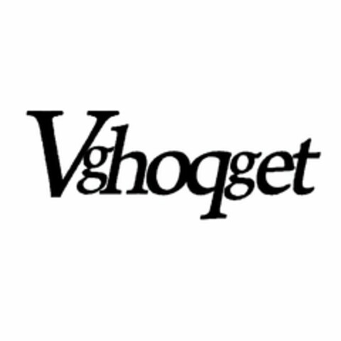 VGHOQGET Logo (USPTO, 05/17/2017)