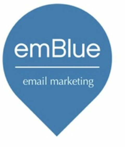 EMBLUE EMAIL MARKETING Logo (USPTO, 11.07.2017)