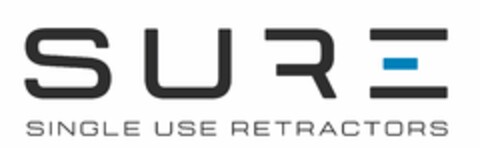 SURE SINGLE USE RETRACTORS Logo (USPTO, 08/30/2017)