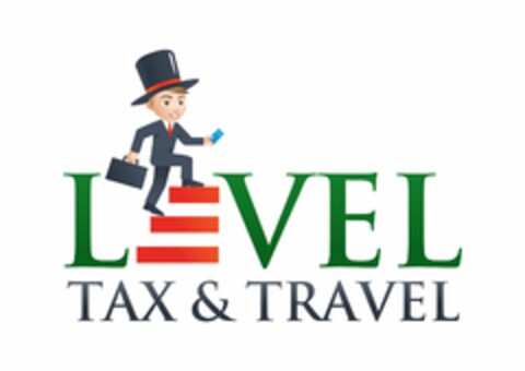 LEVEL TAX & TRAVEL Logo (USPTO, 20.10.2017)