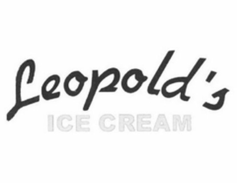 LEOPOLD'S ICE CREAM Logo (USPTO, 29.01.2018)