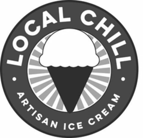 LOCAL CHILL ARTISAN ICE CREAM Logo (USPTO, 05/10/2018)