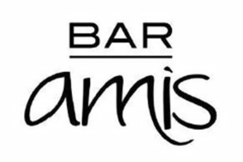 BAR AMIS Logo (USPTO, 05/14/2018)