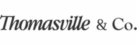 THOMASVILLE & CO. Logo (USPTO, 15.08.2018)