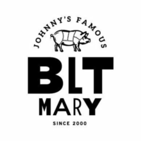 JOHNNY'S FAMOUS BLT MARY SINCE 2000 Logo (USPTO, 08/16/2018)