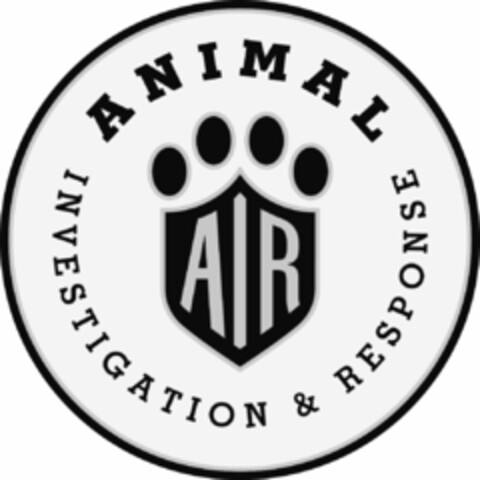 ANIMAL INVESTIGATION & RESPONSE AIR Logo (USPTO, 03/19/2019)